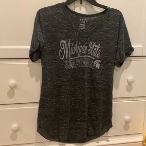 Michigan State University Women’s Soft V-neck T-shirt